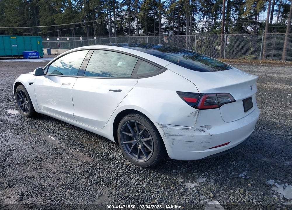 2021 TESLA MODEL 3 VIN: 5YJ3E1EA4MF907895