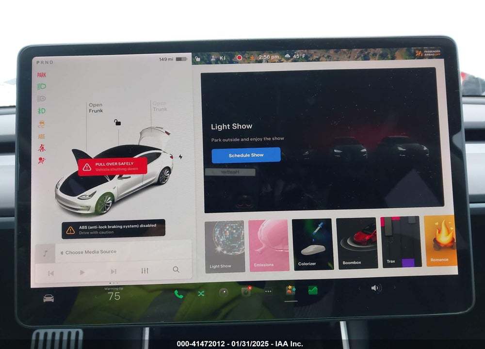 2020 TESLA MODEL 3 LONG RANGE DUAL MOTOR ALL-WHEEL DRIVE VIN: 5YJ3E1EB6LF638838