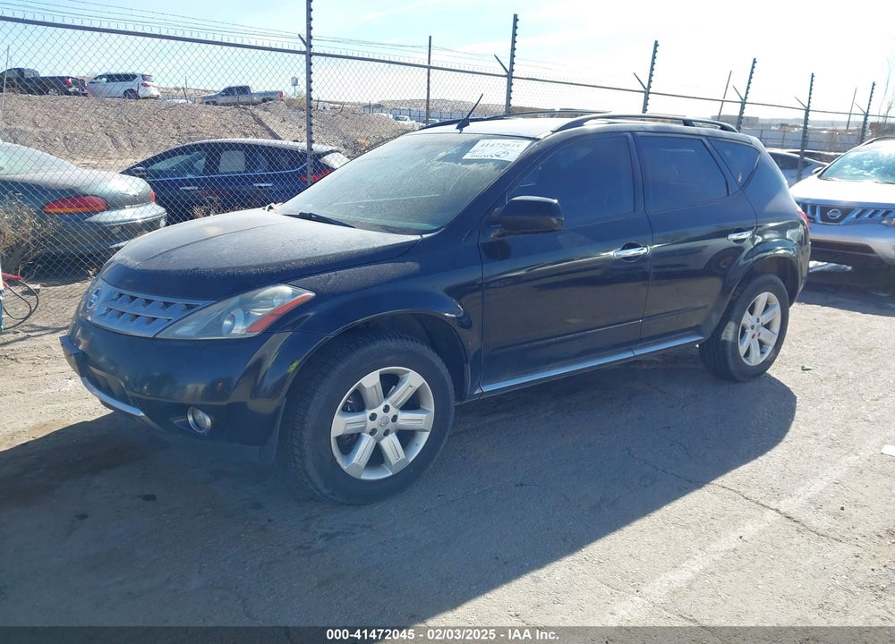 2006 NISSAN MURANO VIN: JN8AZ08W86W509489