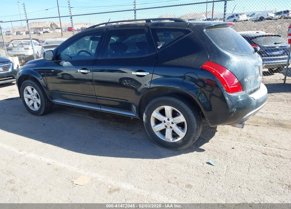 2006 NISSAN MURANO VIN: JN8AZ08W86W509489