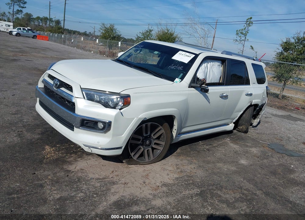 2016 TOYOTA 4RUNNER VIN: JTEZU5JR9G5126579