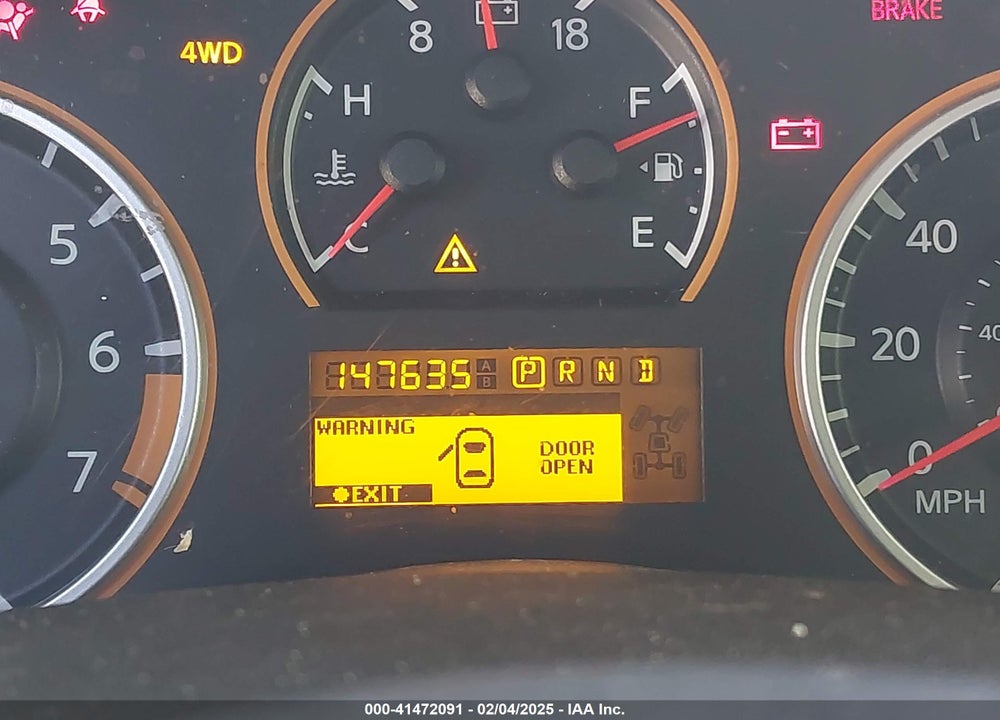 2012 NISSAN TITAN VIN: 1N6BA0EJ0CN309933