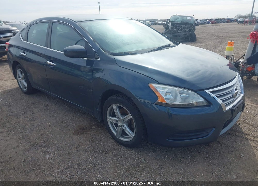 2013 NISSAN SENTRA S VIN: 3N1AB7AP9DL772236