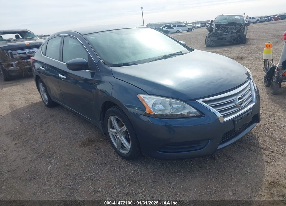 2013 NISSAN SENTRA S VIN: 3N1AB7AP9DL772236