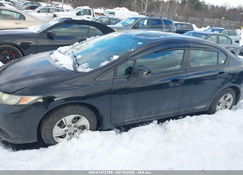 2013 HONDA CIVIC LX VIN: 2HGFB2F56DH524386