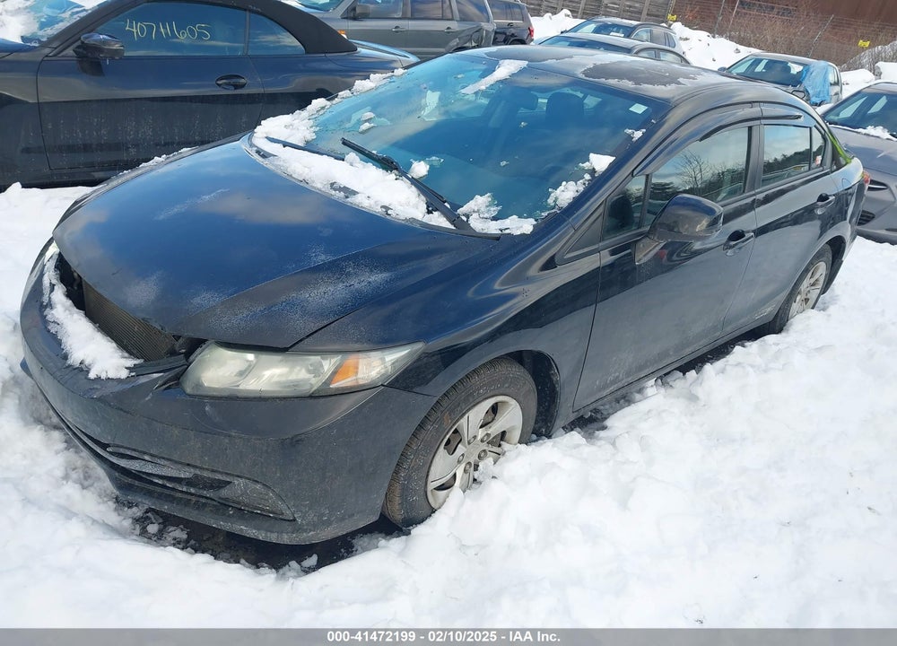 2013 HONDA CIVIC LX VIN: 2HGFB2F56DH524386