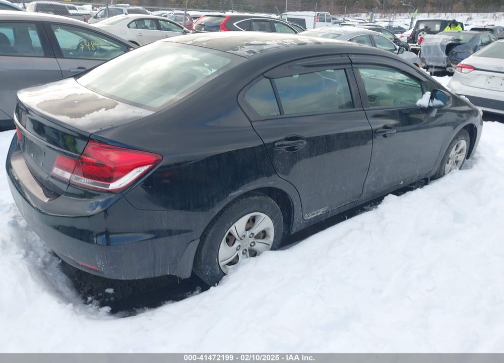 2013 HONDA CIVIC LX VIN: 2HGFB2F56DH524386