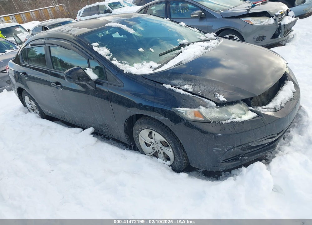 2013 HONDA CIVIC LX VIN: 2HGFB2F56DH524386