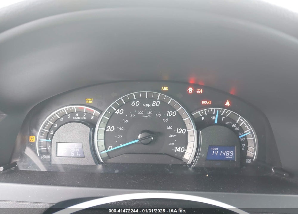 2013 TOYOTA CAMRY SE VIN: 4T1BF1FK2DU253434