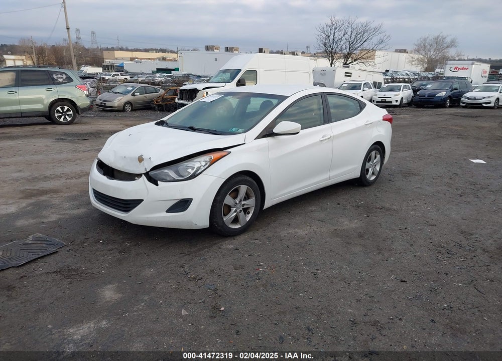 2011 HYUNDAI ELANTRA GLS VIN: 5NPDH4AEXBH031676