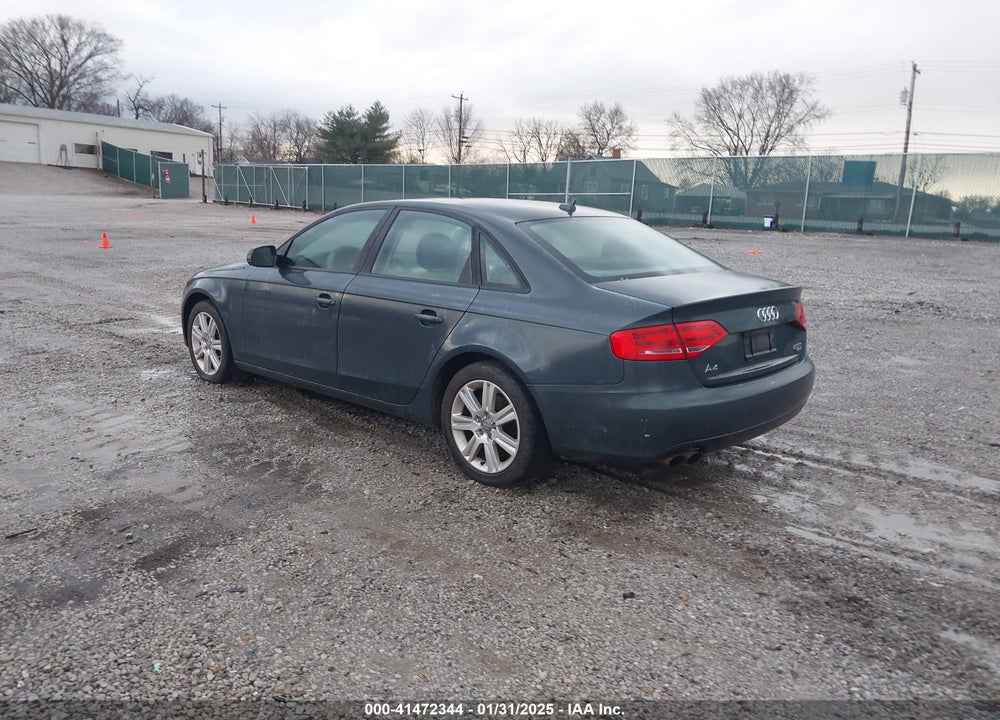 2010 AUDI A4 2.0T PREMIUM VIN: WAUBFAFLXAN040506