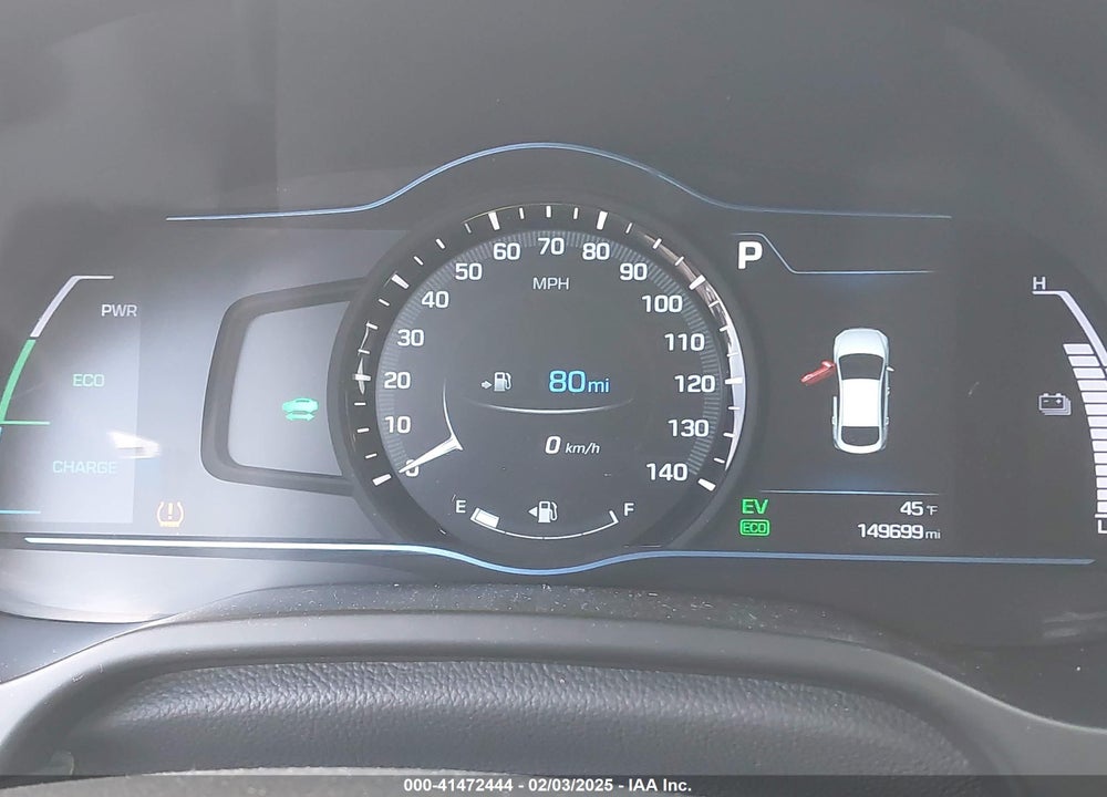 2017 HYUNDAI IONIQ HYBRID VIN: KMHC75LC1HU031768