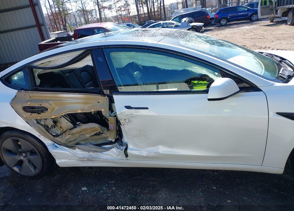 2021 TESLA MODEL 3 VIN: 5YJ3E1EA0MF099013