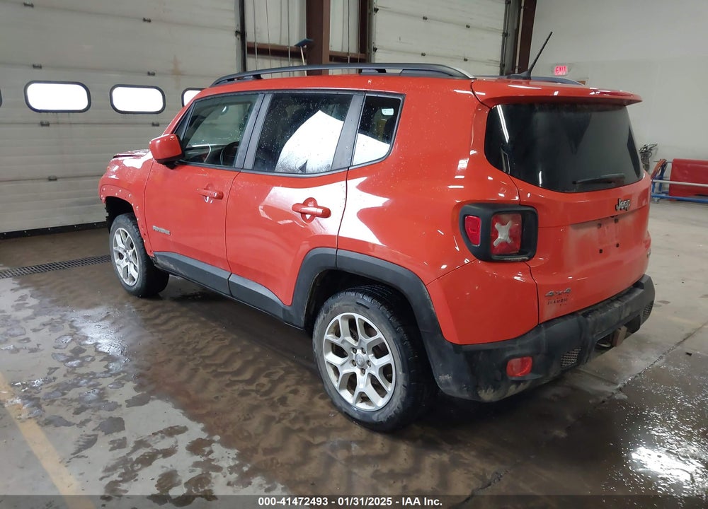 2017 JEEP RENEGADE LATITUDE 4X4 VIN: ZACCJBBB6HPF22254