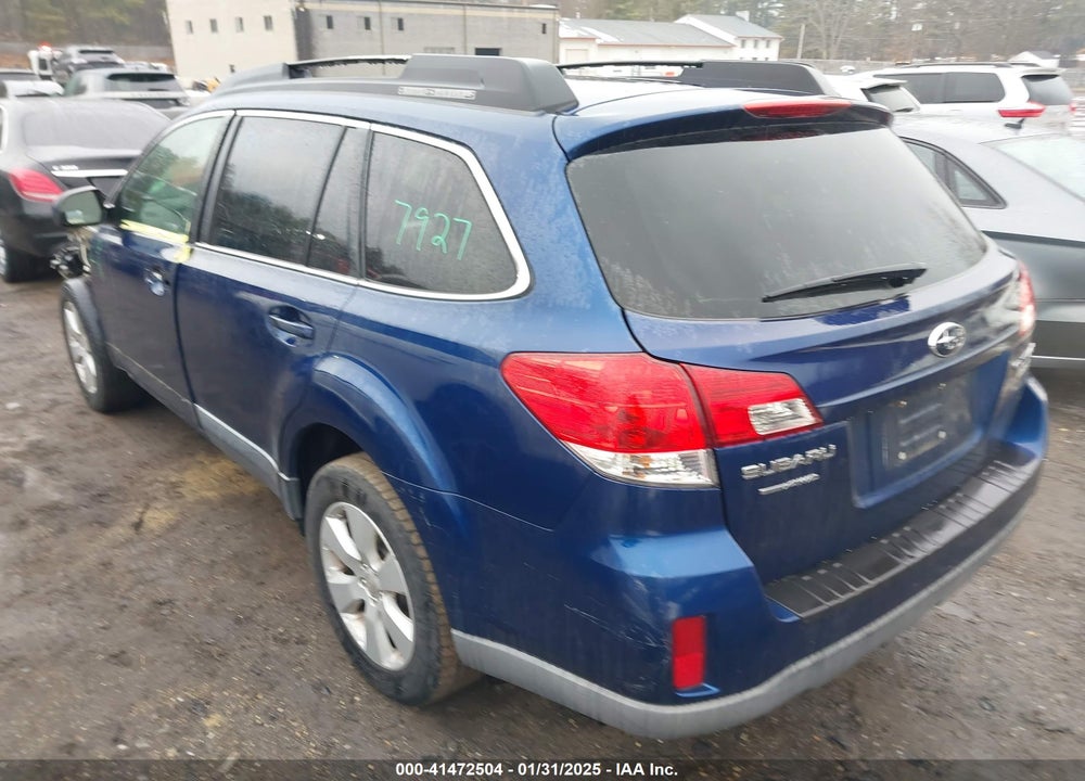 2011 SUBARU OUTBACK 2.5I PREMIUM VIN: 4S4BRBGCXB3313967