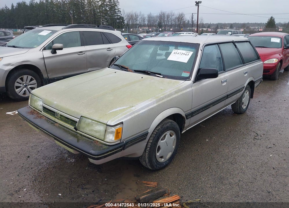 1989 SUBARU GL 4WD VIN: JF2AN53B4KH421760