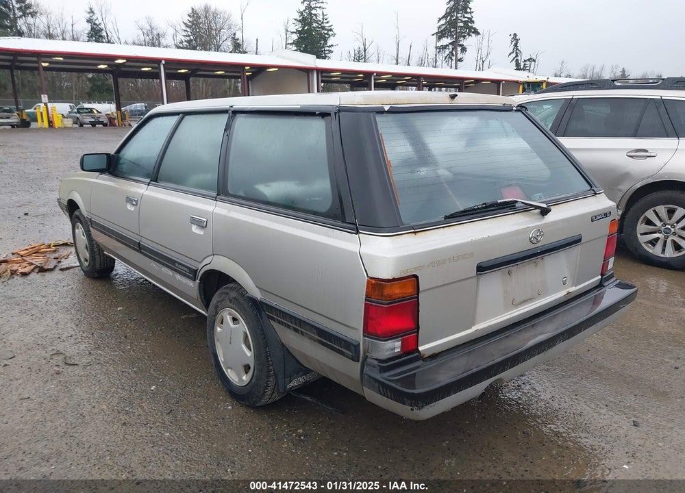 1989 SUBARU GL 4WD VIN: JF2AN53B4KH421760