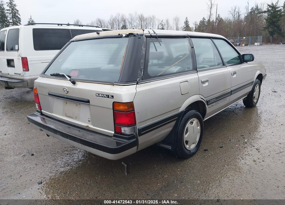 1989 SUBARU GL 4WD VIN: JF2AN53B4KH421760
