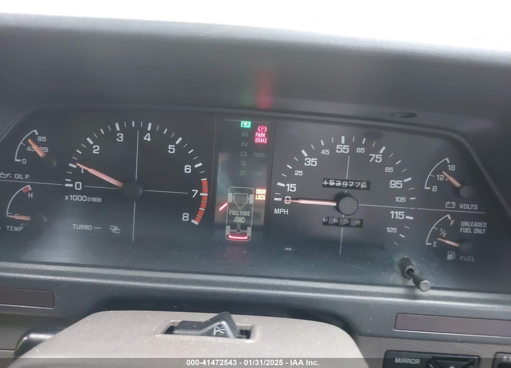 1989 SUBARU GL 4WD VIN: JF2AN53B4KH421760