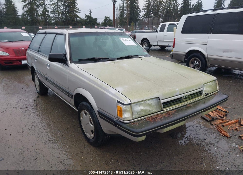 1989 SUBARU GL 4WD VIN: JF2AN53B4KH421760