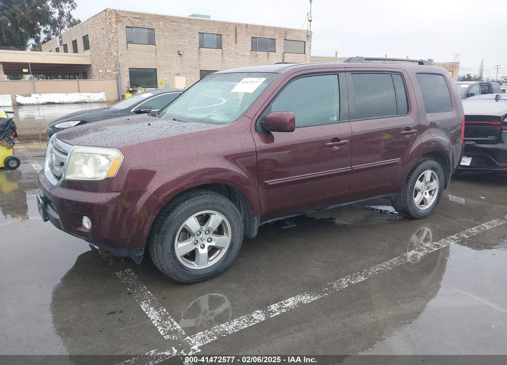 2011 HOND PILOT EX VIN: 5FNYF3H42BB041440