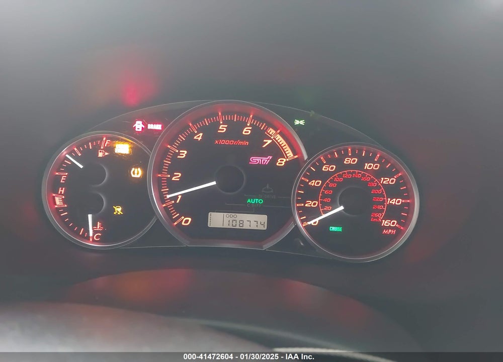 2011 SUBARU IMPREZA WRX STI VIN: JF1GR8H65BL818150