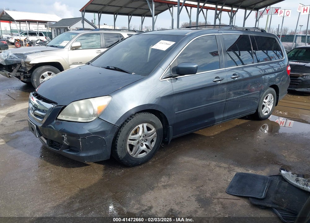 2005 HONDA ODYSSEY EX-L VIN: 5FNRL38765B093794