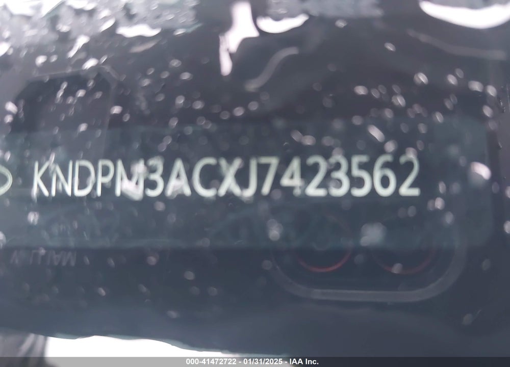 2018 KIA SPORTAGE LX VIN: KNDPM3ACXJ7423562