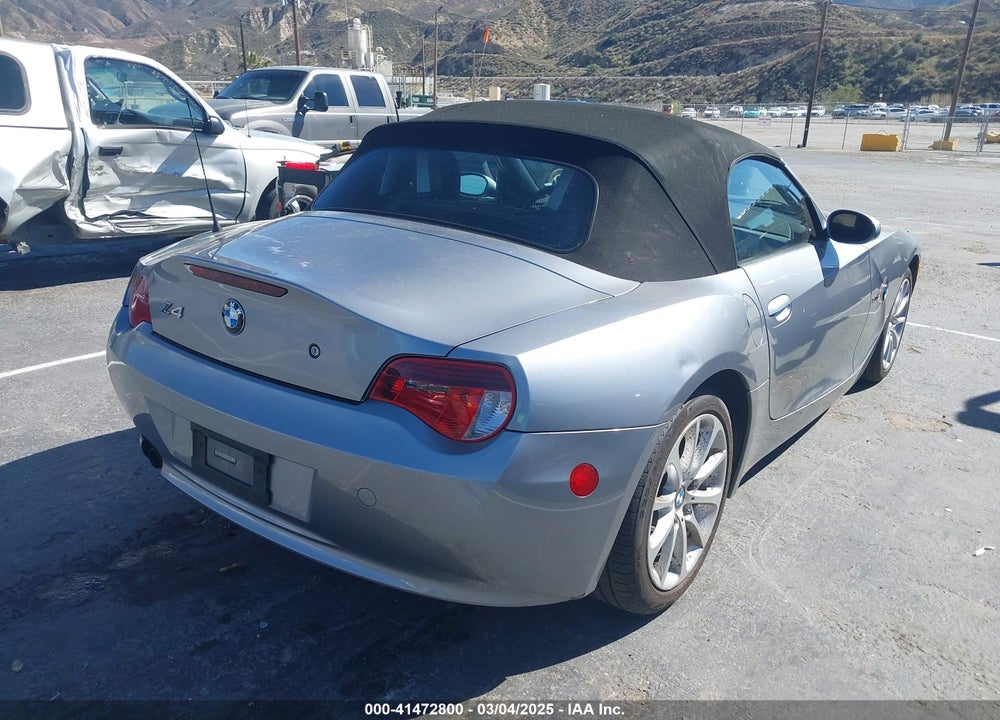2006 BMW Z4 3.0I VIN: 4USBU33556LW68934