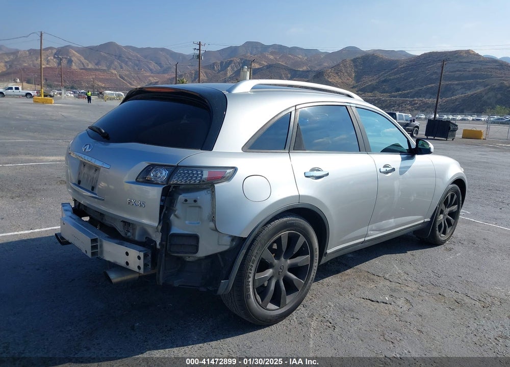 2005 INFINITI FX35 VIN: JNRAS08U45X107914