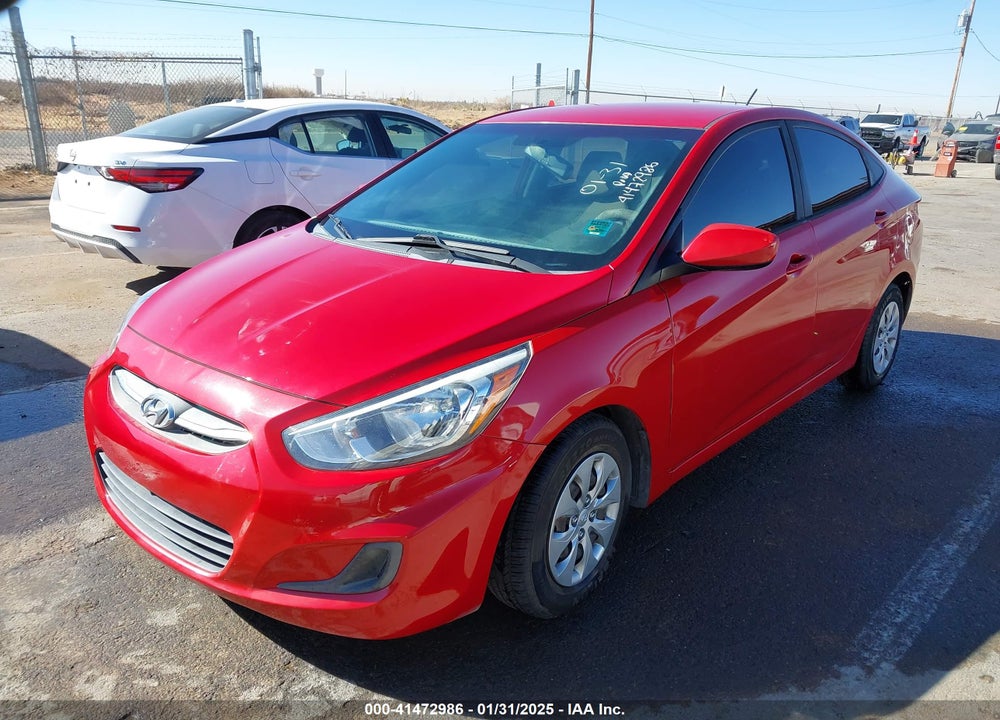 2017 HYUNDAI ACCENT VIN: KMHCT4AE1HU186086