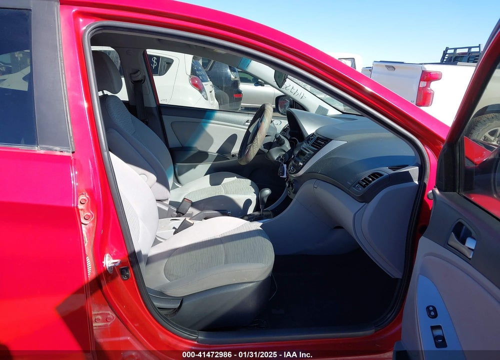 2017 HYUNDAI ACCENT VIN: KMHCT4AE1HU186086
