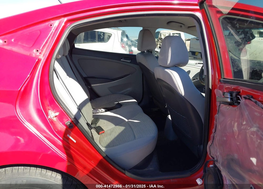 2017 HYUNDAI ACCENT VIN: KMHCT4AE1HU186086