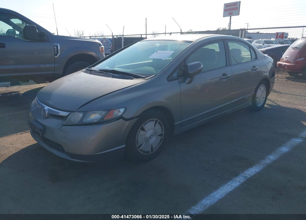 2008 HONDA CIVIC HYBRID VIN: JHMFA36238S019724
