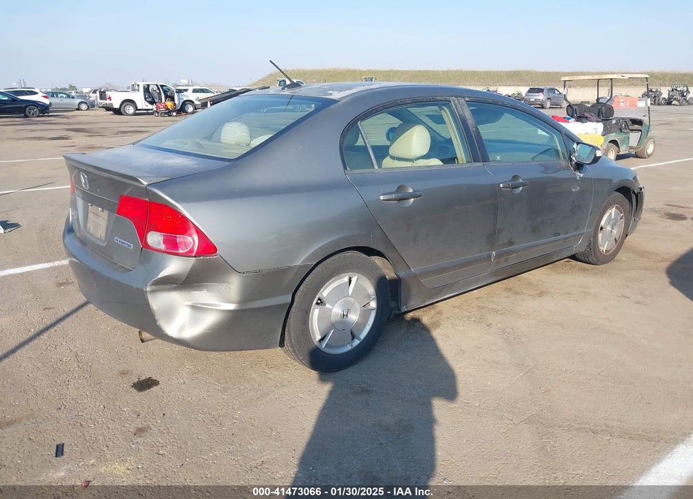 2008 HONDA CIVIC HYBRID VIN: JHMFA36238S019724
