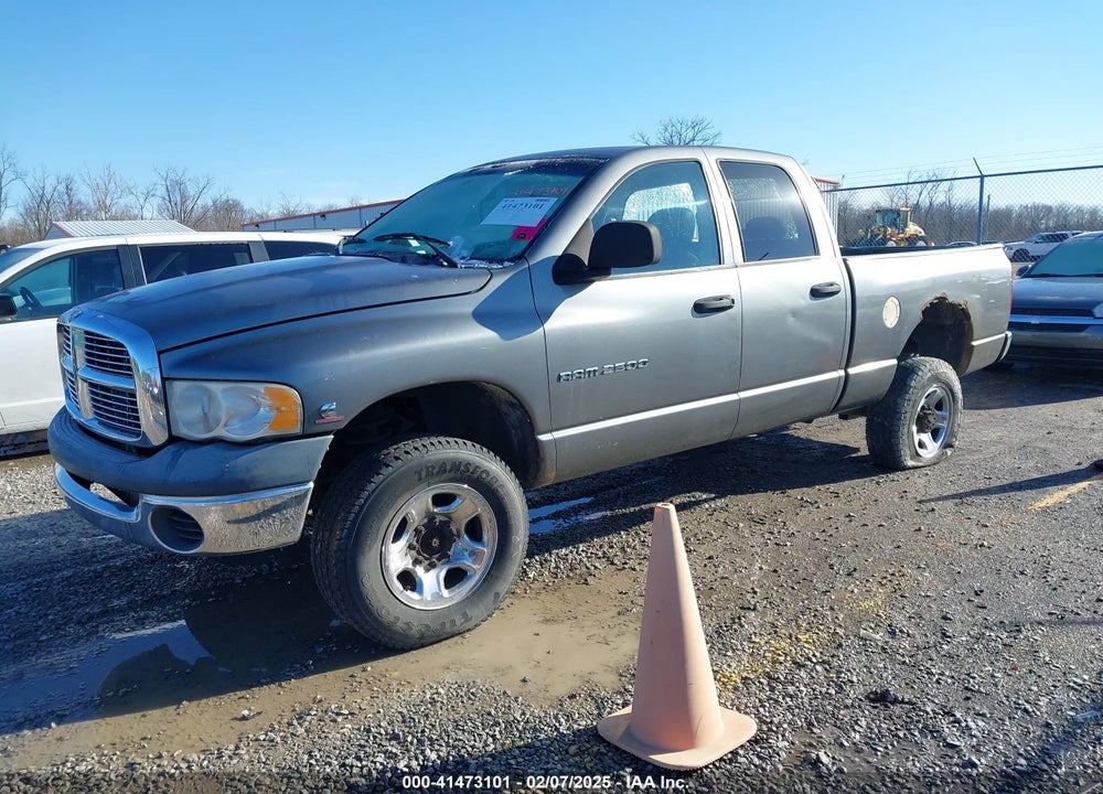 2005 DODGE RAM 2500 ST VIN: 3D7KS28C55G829006