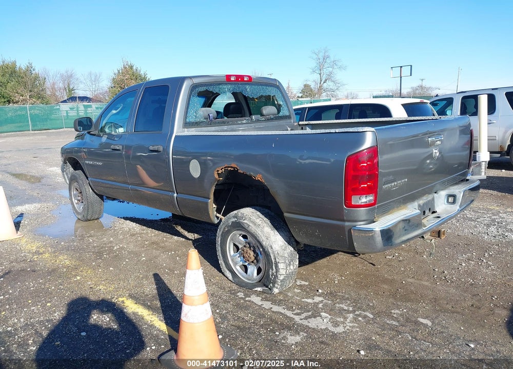 2005 DODGE RAM 2500 ST VIN: 3D7KS28C55G829006