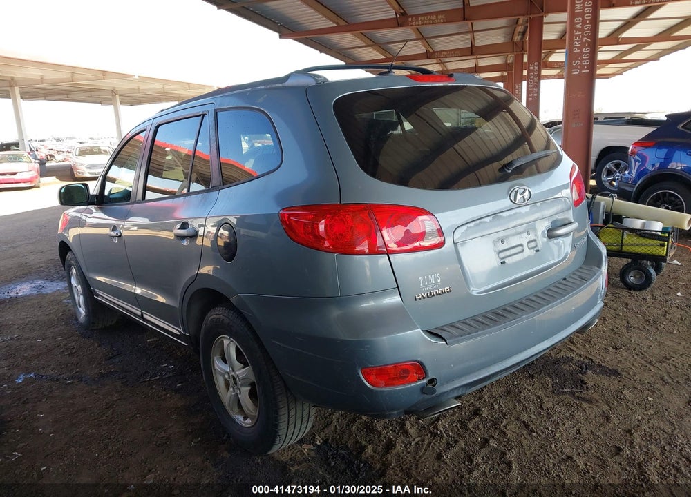 2007 HYUNDAI SANTA FE GLS VIN: 5NMSG13D37H057263