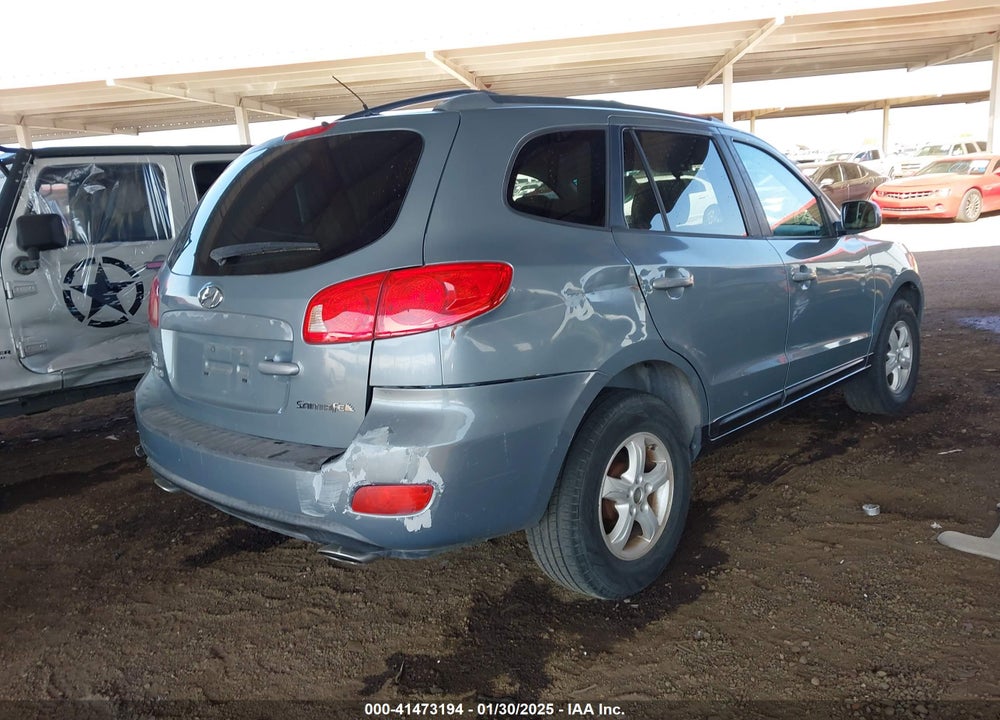 2007 HYUNDAI SANTA FE GLS VIN: 5NMSG13D37H057263