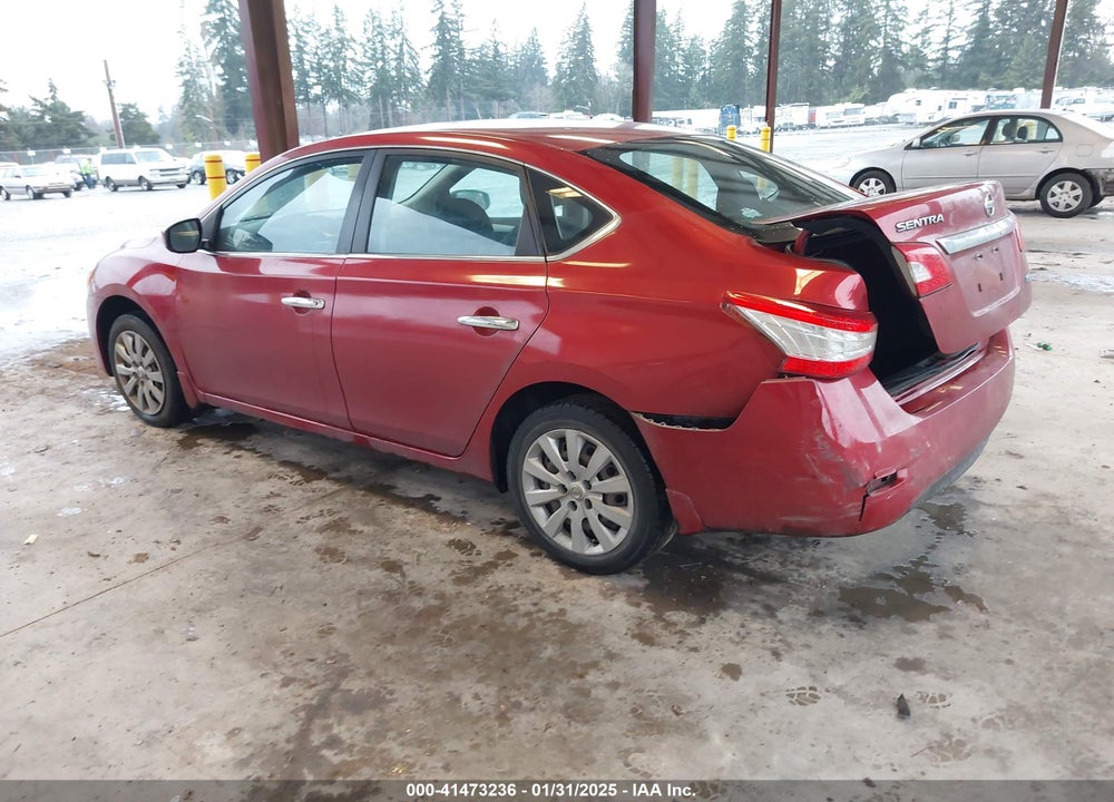 2014 NISSAN SENTRA S VIN: 3N1AB7AP4EY319033