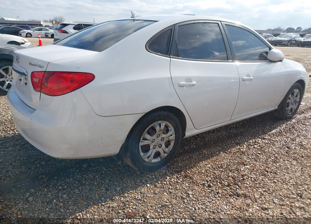 2010 HYUNDAI ELANTRA VIN: KMHDU4ADXAU940617