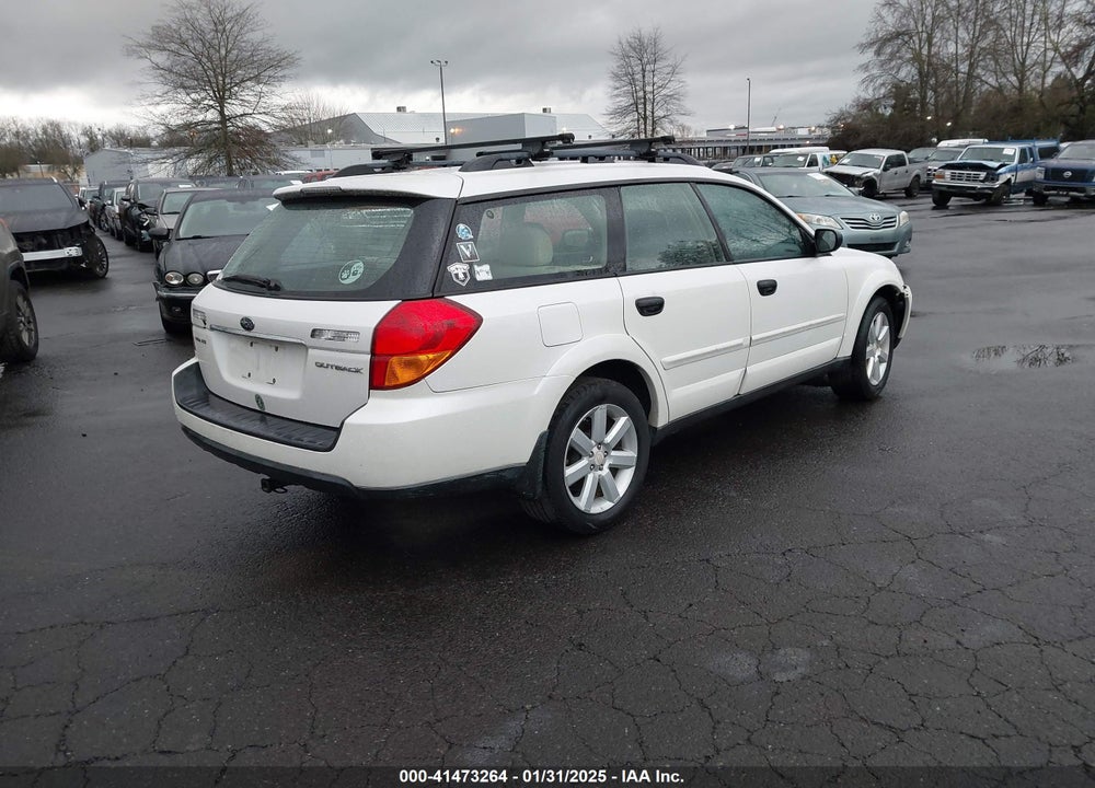 2007 SUBARU OUTBACK VIN: 4S4BP61C077339046