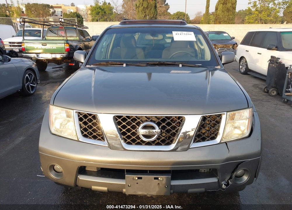 2005 NISSAN PATHFINDER SE VIN: 5N1AR18U35C745284