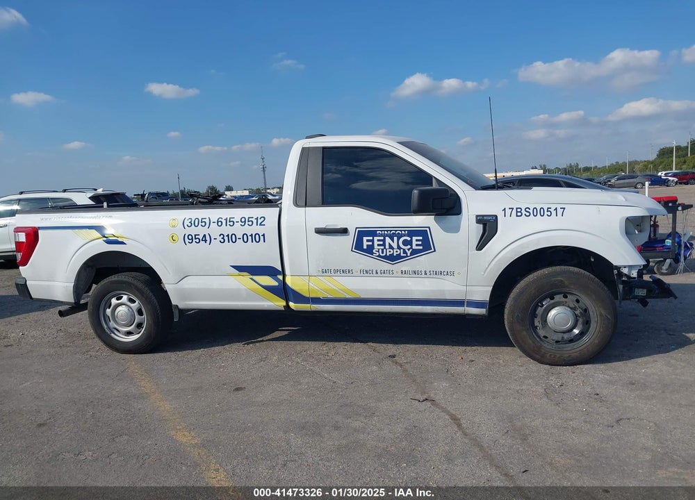 2023 FORD F-150 VIN: 1FTMF1CP7PKG21586