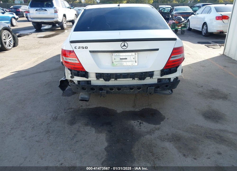 2013 MERCEDES-BENZ C 250 VIN: WDDGF4HB7DR243323