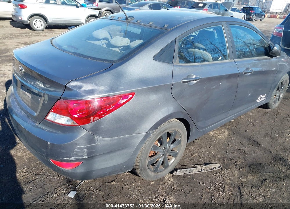 2012 HYUNDAI ACCENT GLS VIN: KMHCU4AE7CU210638
