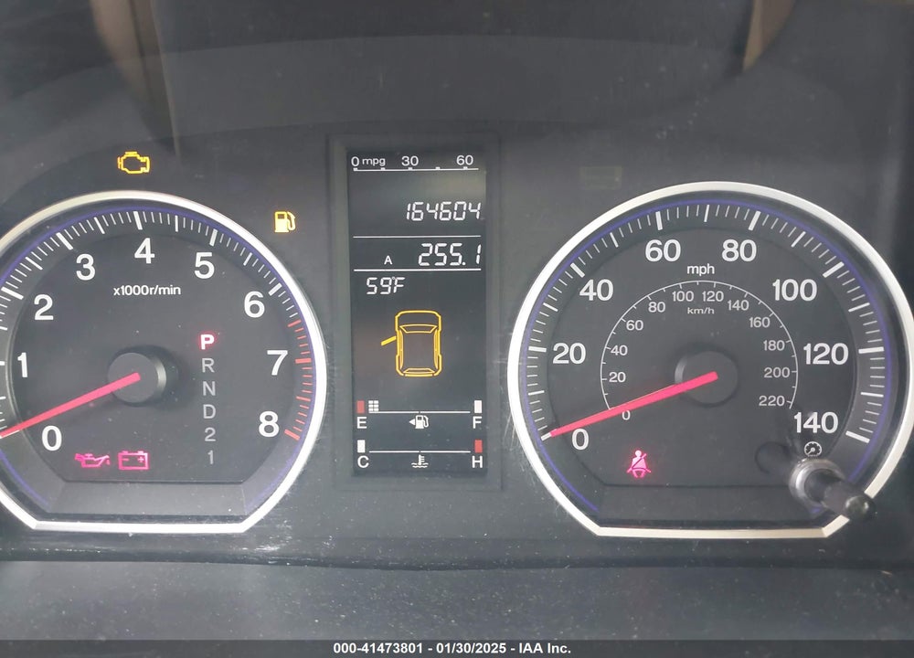 2009 HONDA CR-V EX-L VIN: JHLRE38759C011862