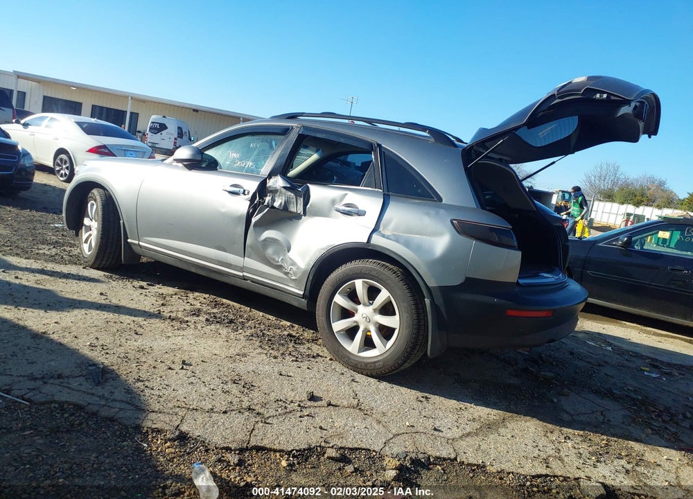 2005 INFINITI FX35 VIN: JNRAS08W45X202345