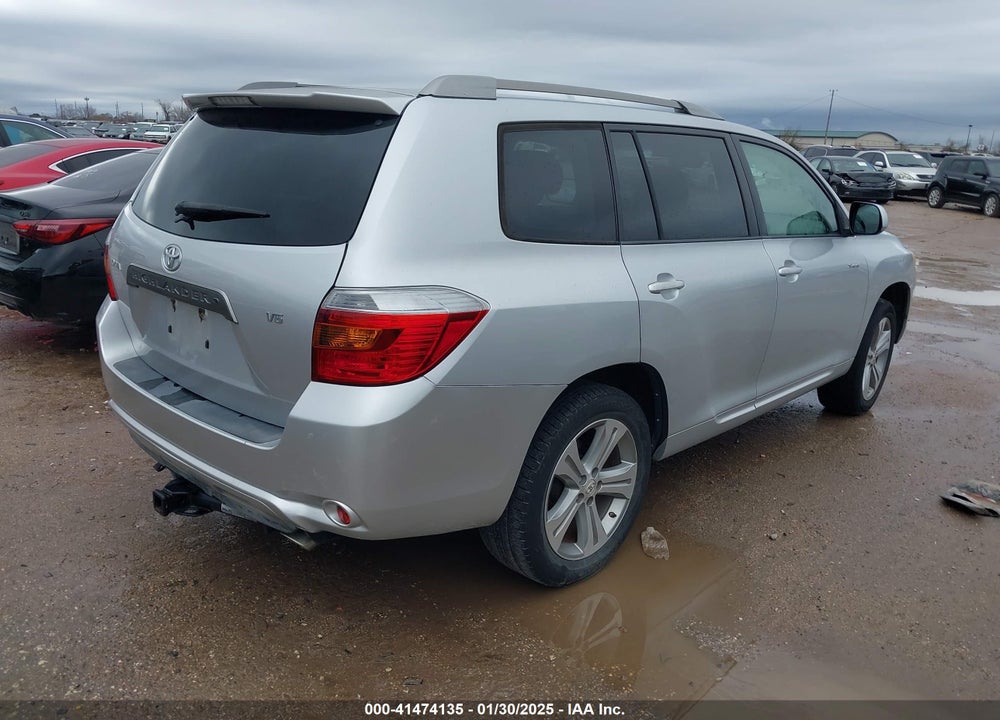 2008 TOYOTA HIGHLANDER SPORT VIN: JTEDS43A382051091