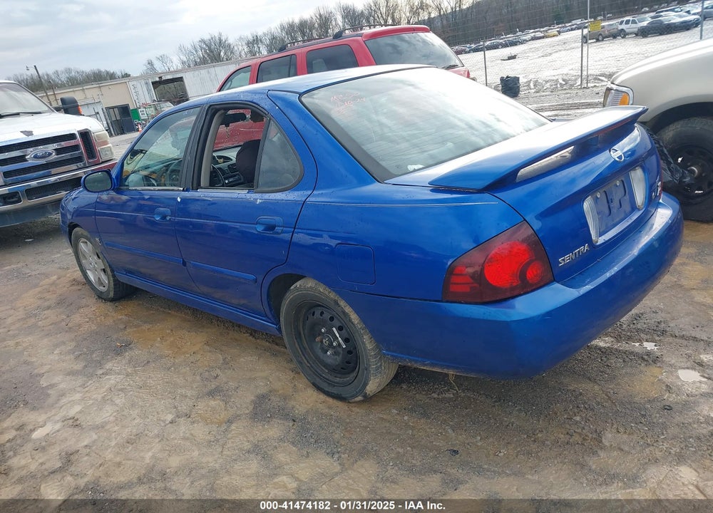 2005 NISSAN SENTRA SE-R VIN: 3N1AB51D95L548217